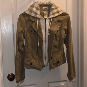 Cream and White Corduroy Jacket